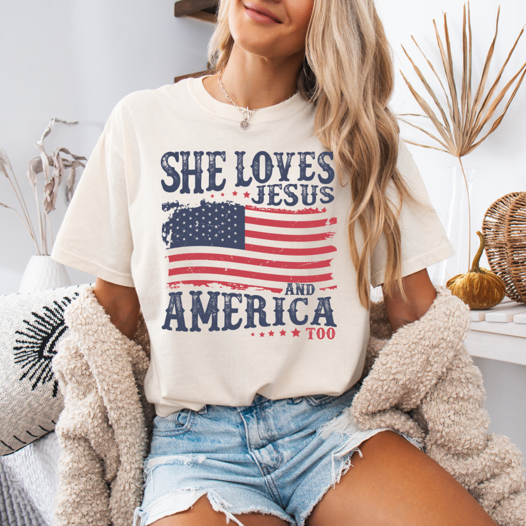 Loves Jesus & America Too