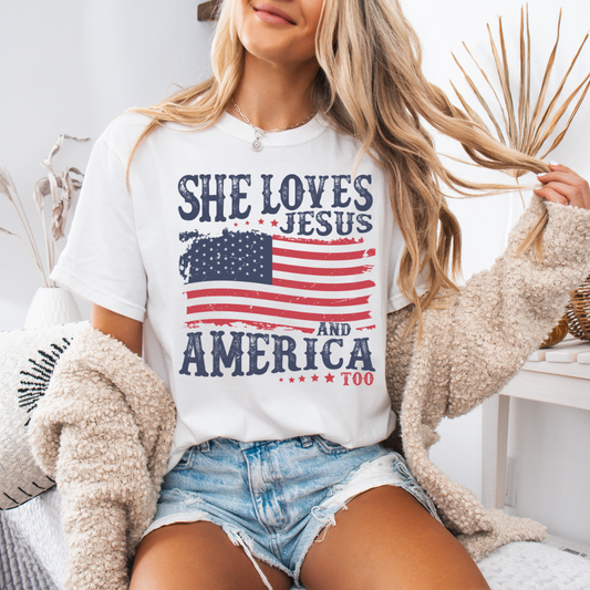 Loves Jesus & America Too