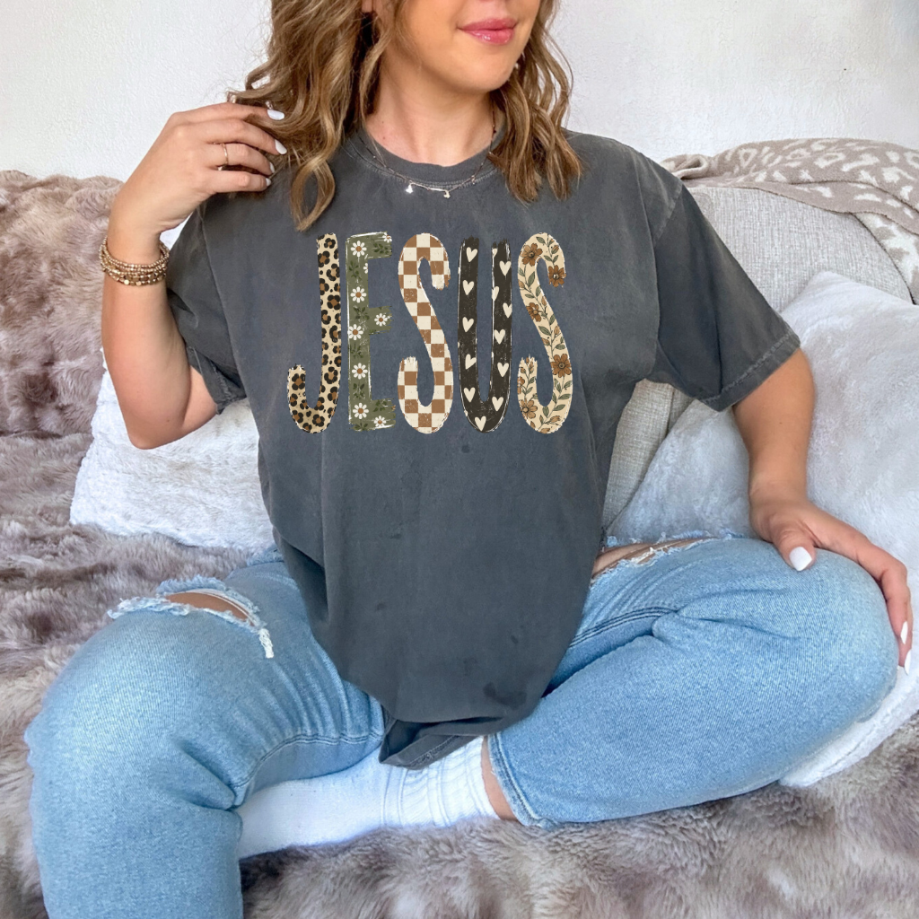 Jesus Patchwork Tee