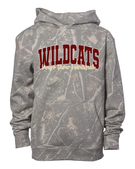 Maroon Varsity Vibes Camo Hoodie